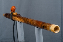 Walnut Burl Native American Flute, Minor, Mid G-4, #J21J (9)
